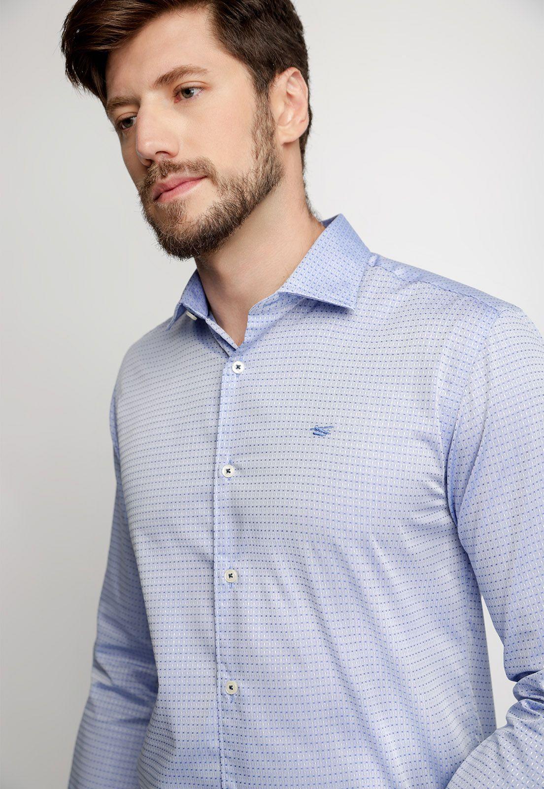 Camisa Smart Casual Georgia Blue-2
