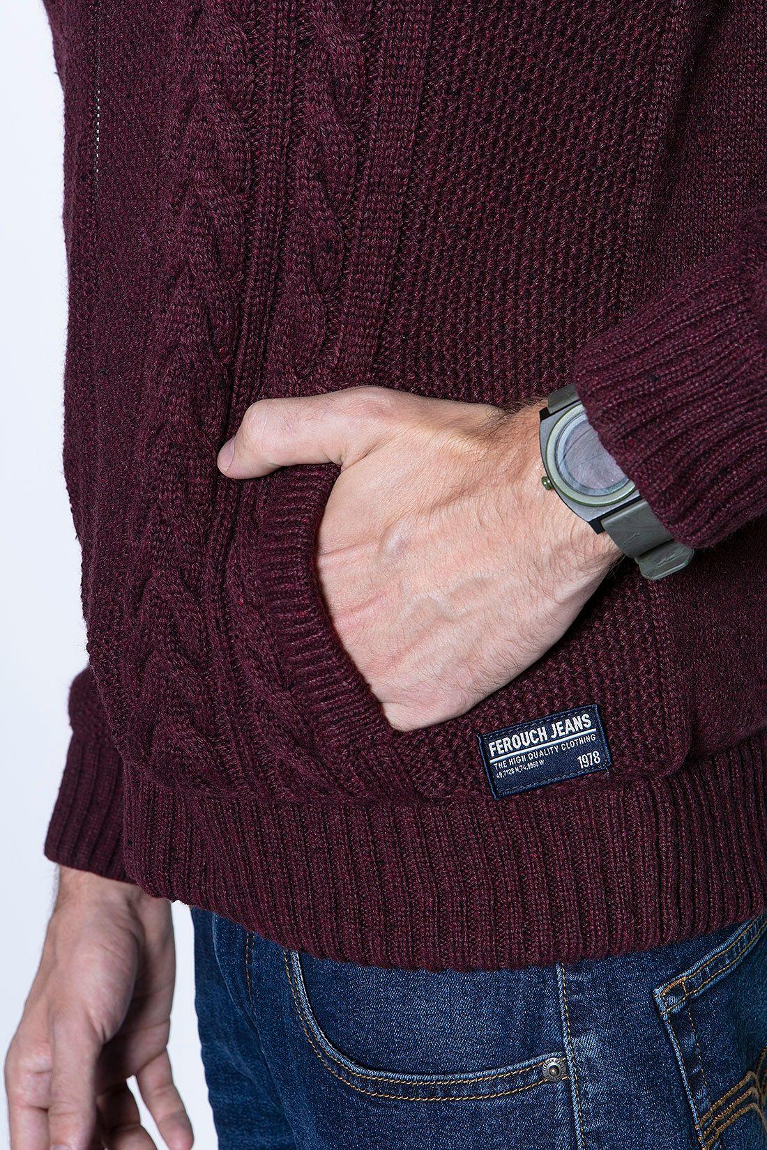 Sweater Colorado Fj Burgundy-4