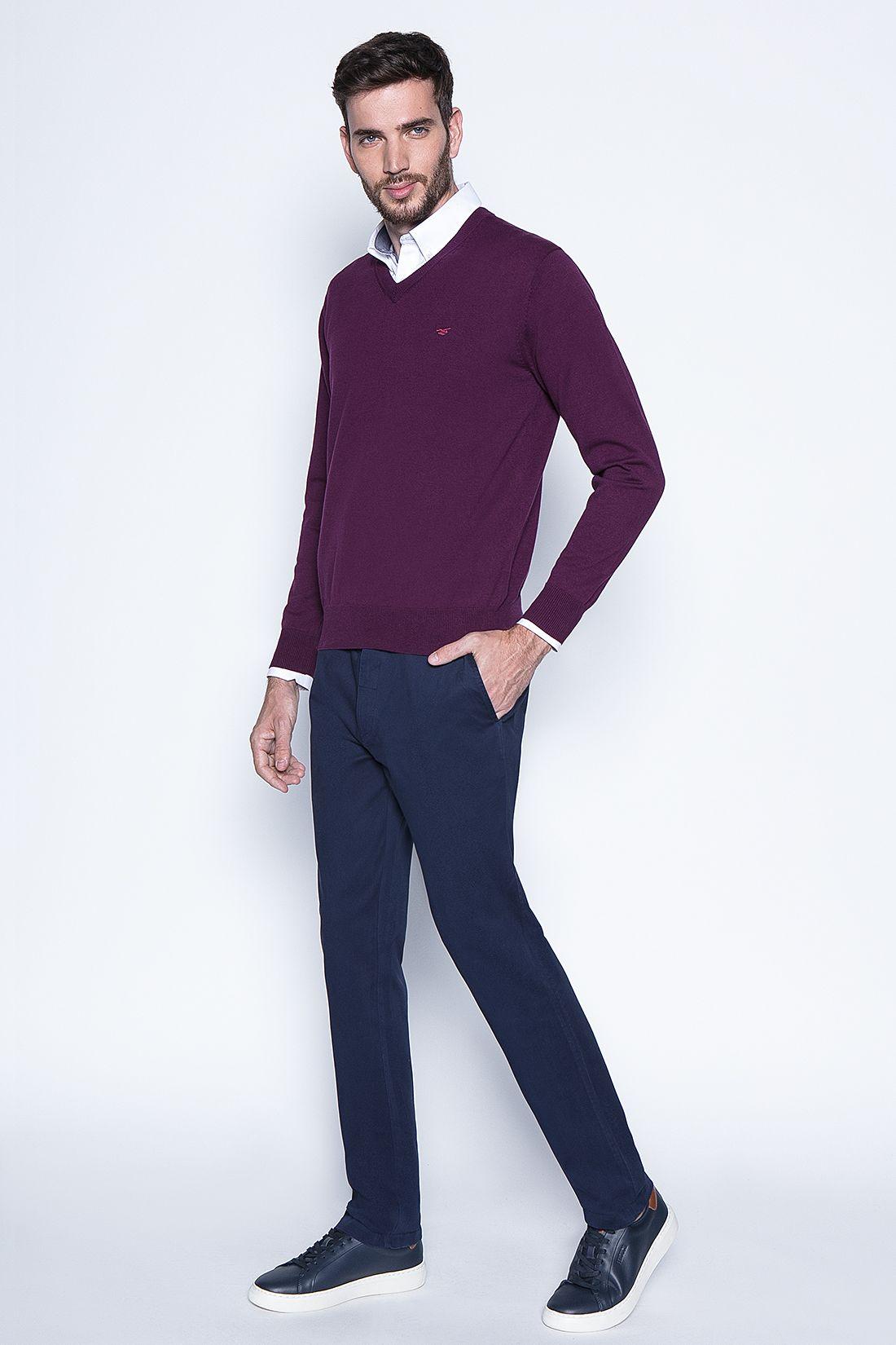 Sweater Smart Casual L/S Grape-3