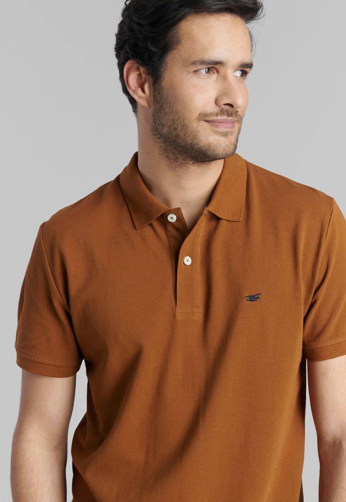 Polera Pique Básica Fr Caramel-2