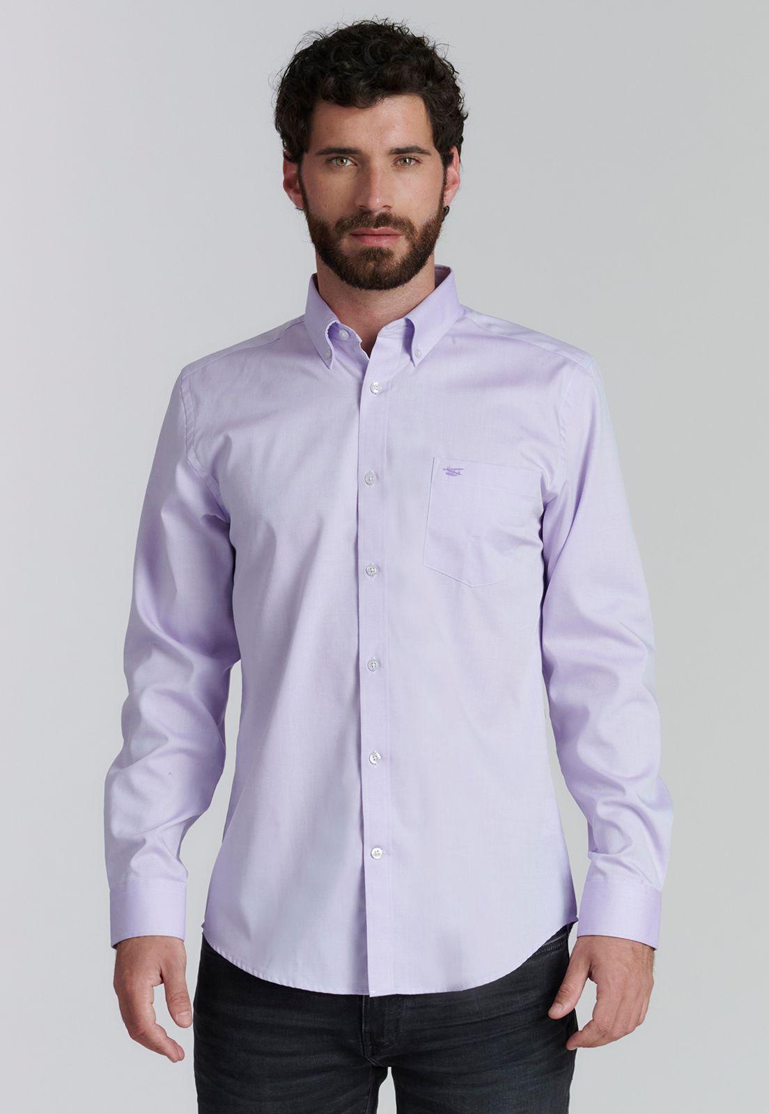Camisa Smart Casual Oxford Sc Purple-0