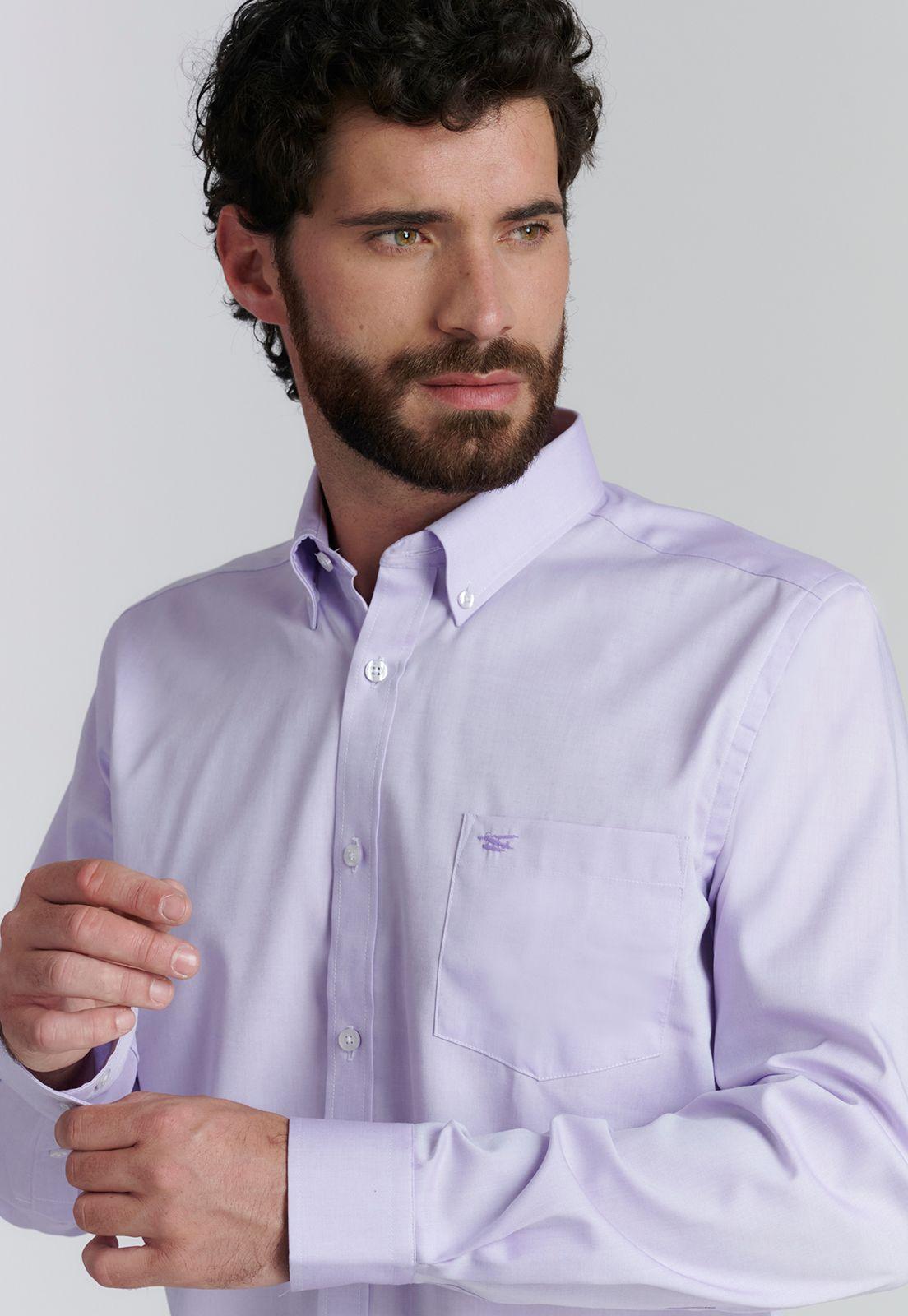 Camisa Smart Casual Oxford Sc Purple-2