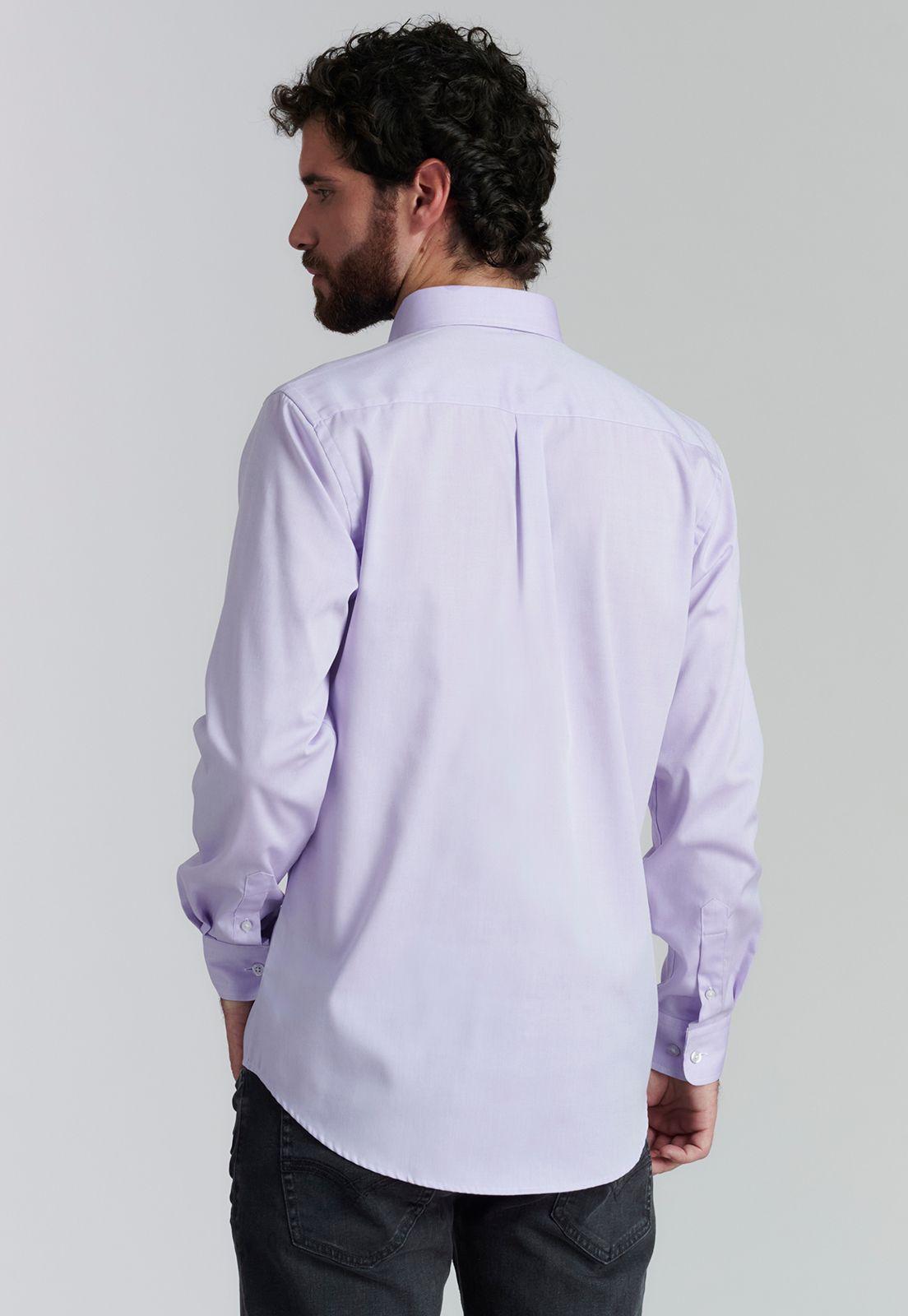 Camisa Smart Casual Oxford Sc Purple-3