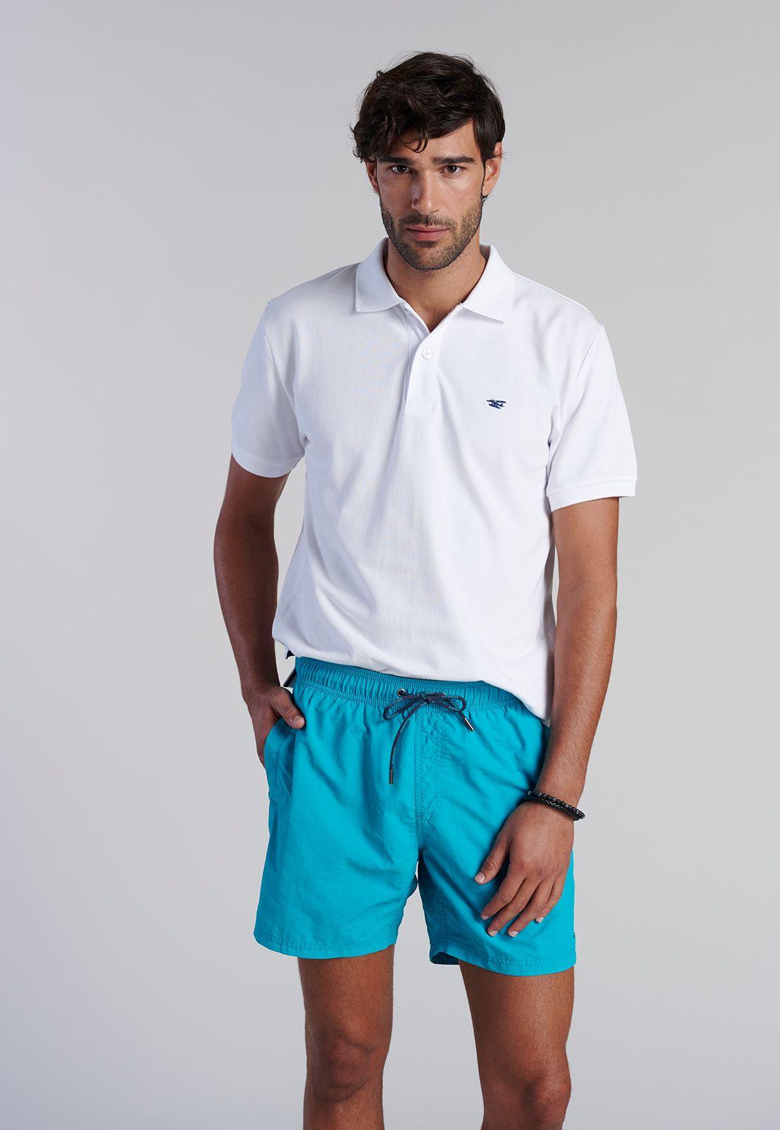 Traje De Baño Basico F Turquoise-0