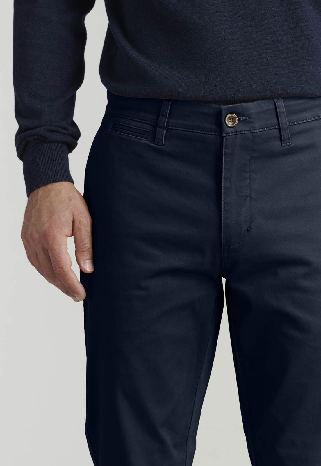 Pantalón Twill Without Pleats L/31 Business Dk.Blue-2