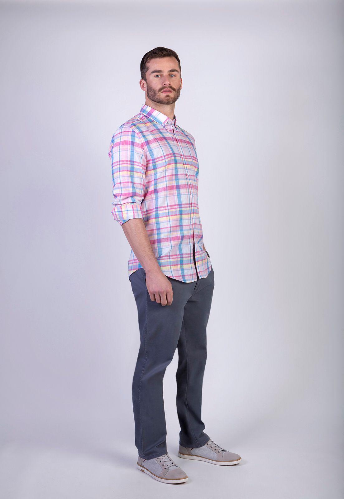 CAMISA KINGSTON PINK-2