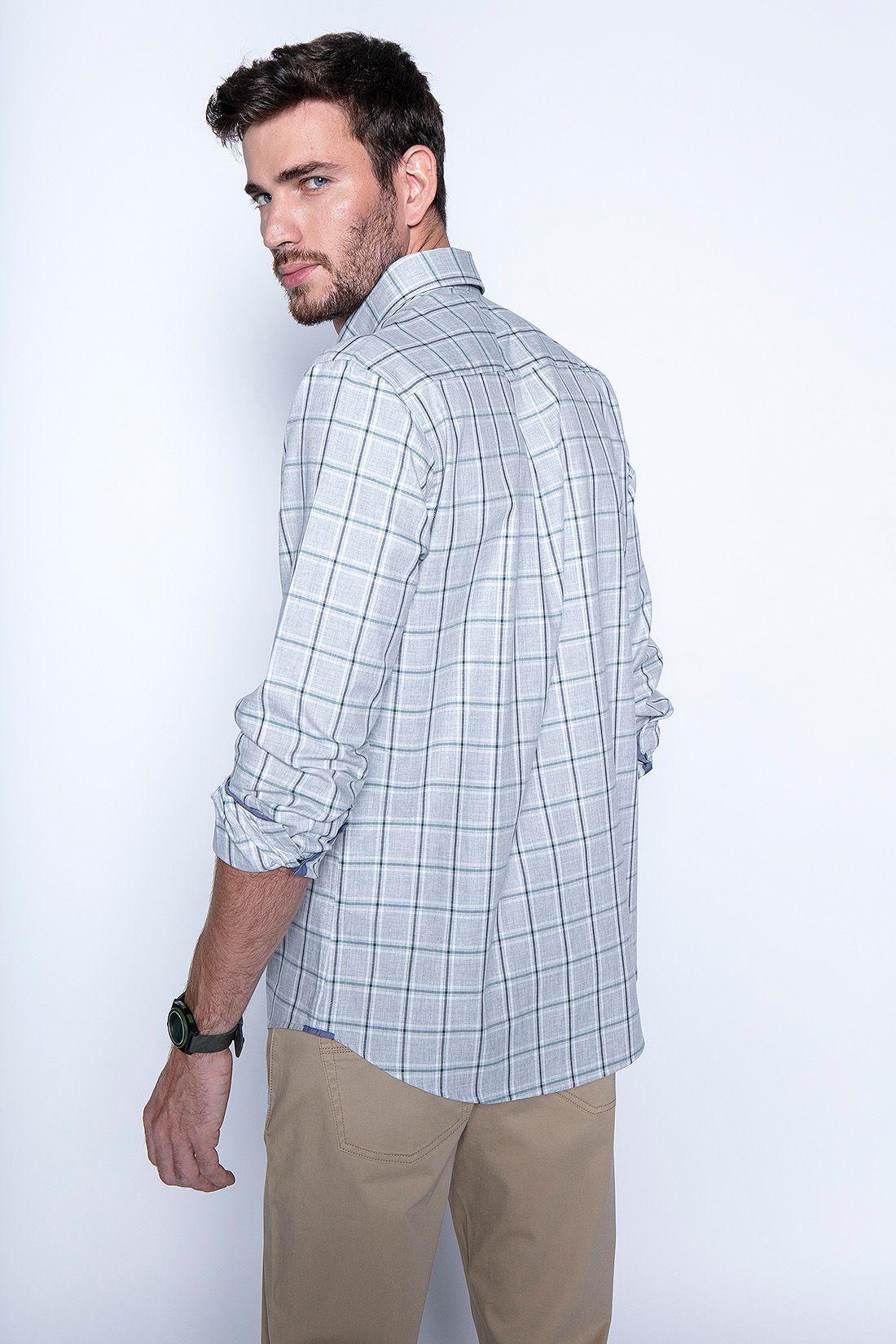 Camisa Check Dakota F Lt Grey-1