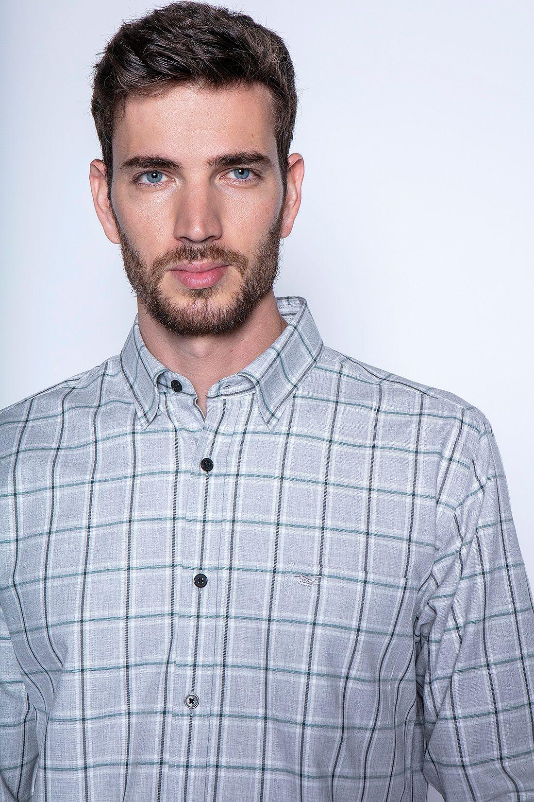 Camisa Check Dakota F Lt Grey-2