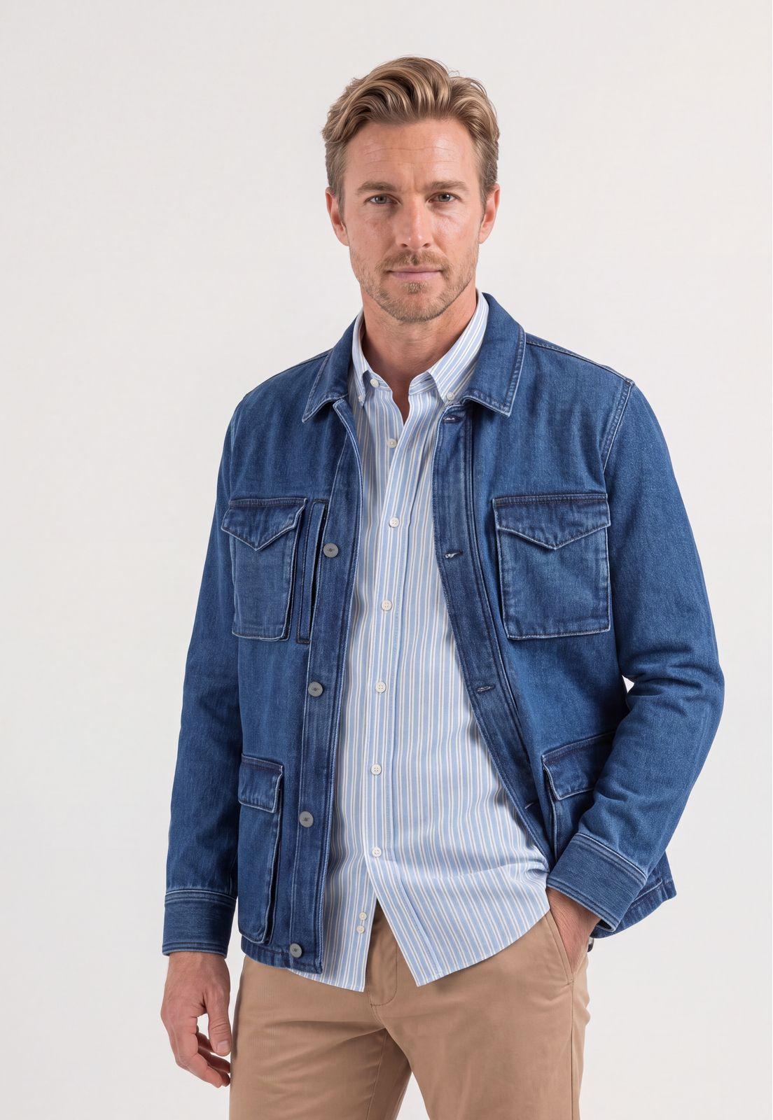 Chaqueta Madrid Denim Indigo-0