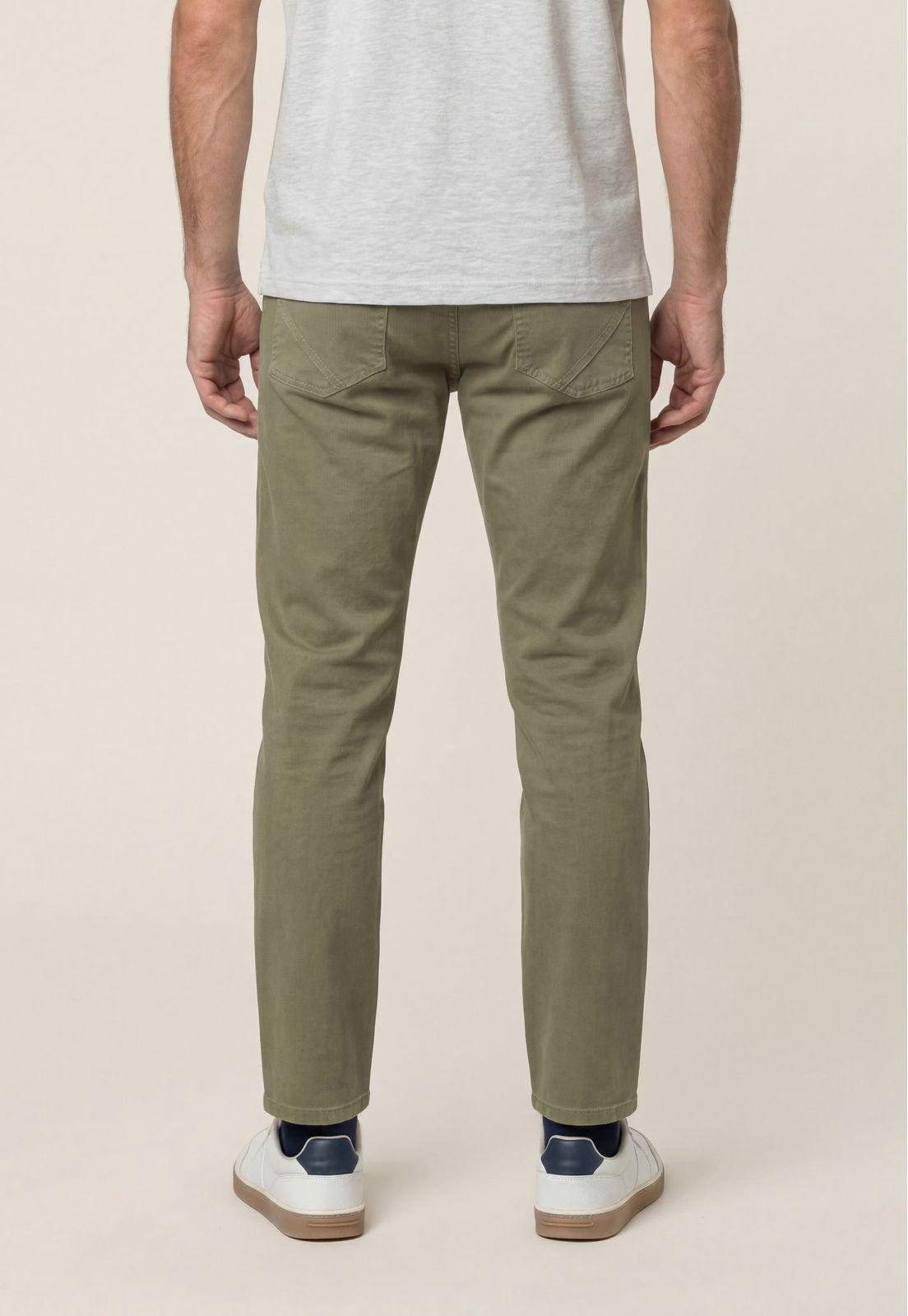 Pantalón Five Pocket Regular Green-2