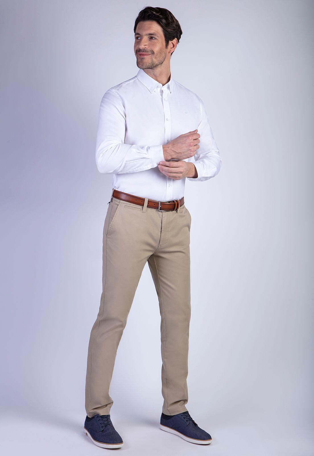 Pantalón L/31 Twill Slim Khaki-2