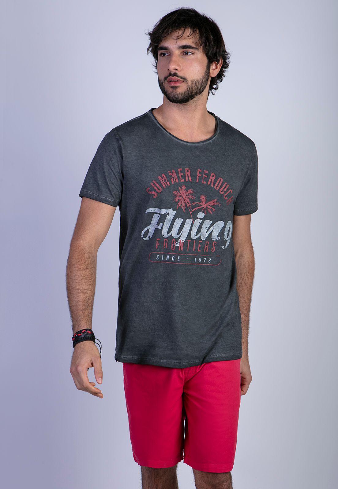 Polera Dirty Wash Seatle Black-0