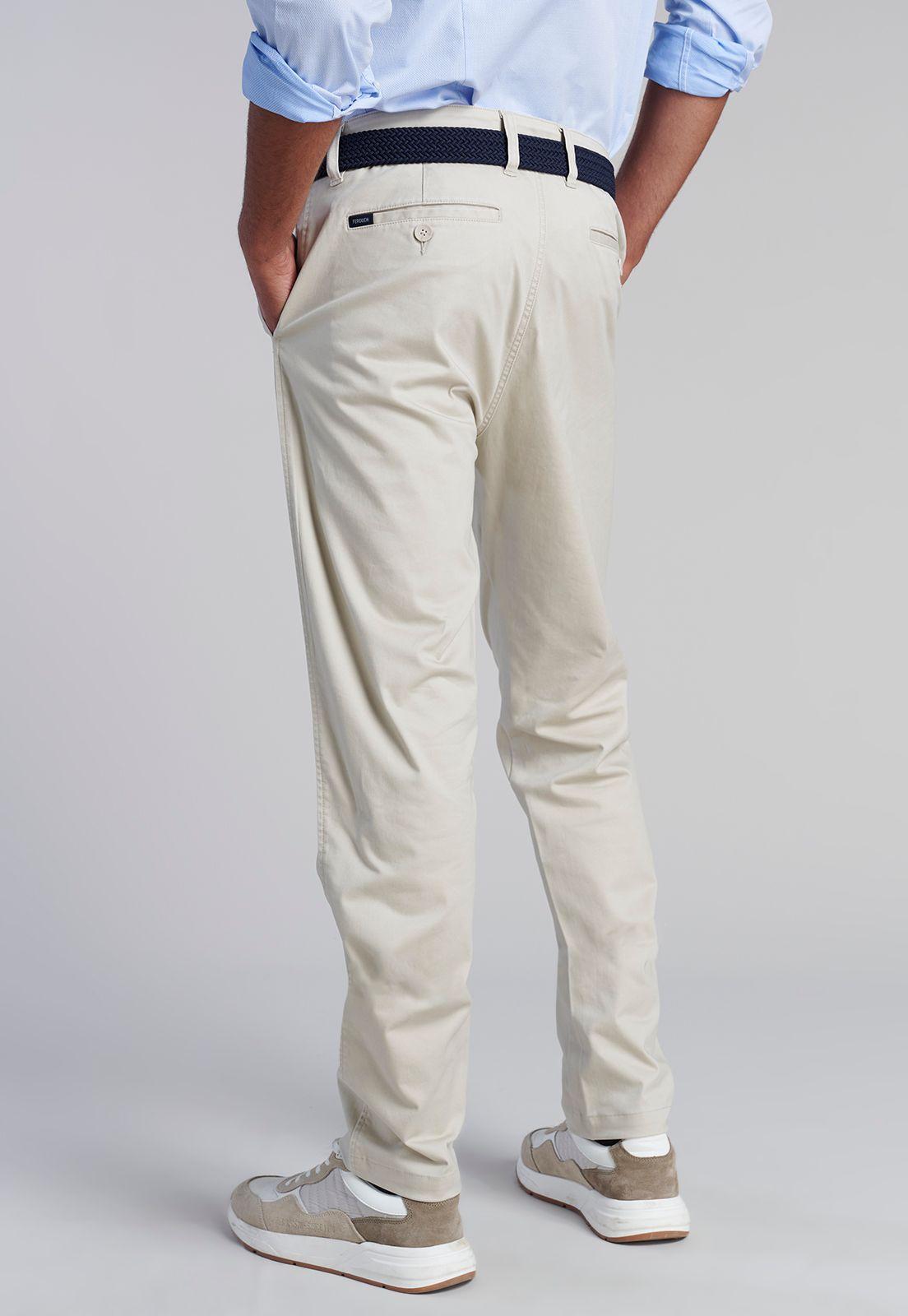 Pantalón Twill Sand Slim /33-3
