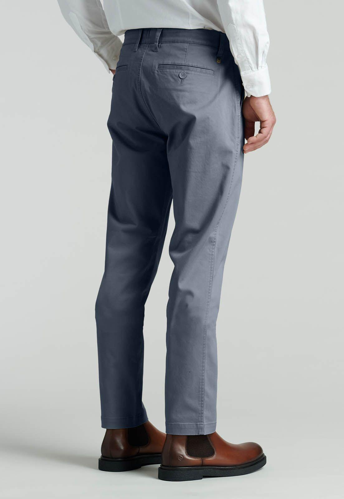 Pantalón Twill Slim /31 Business Metal-3