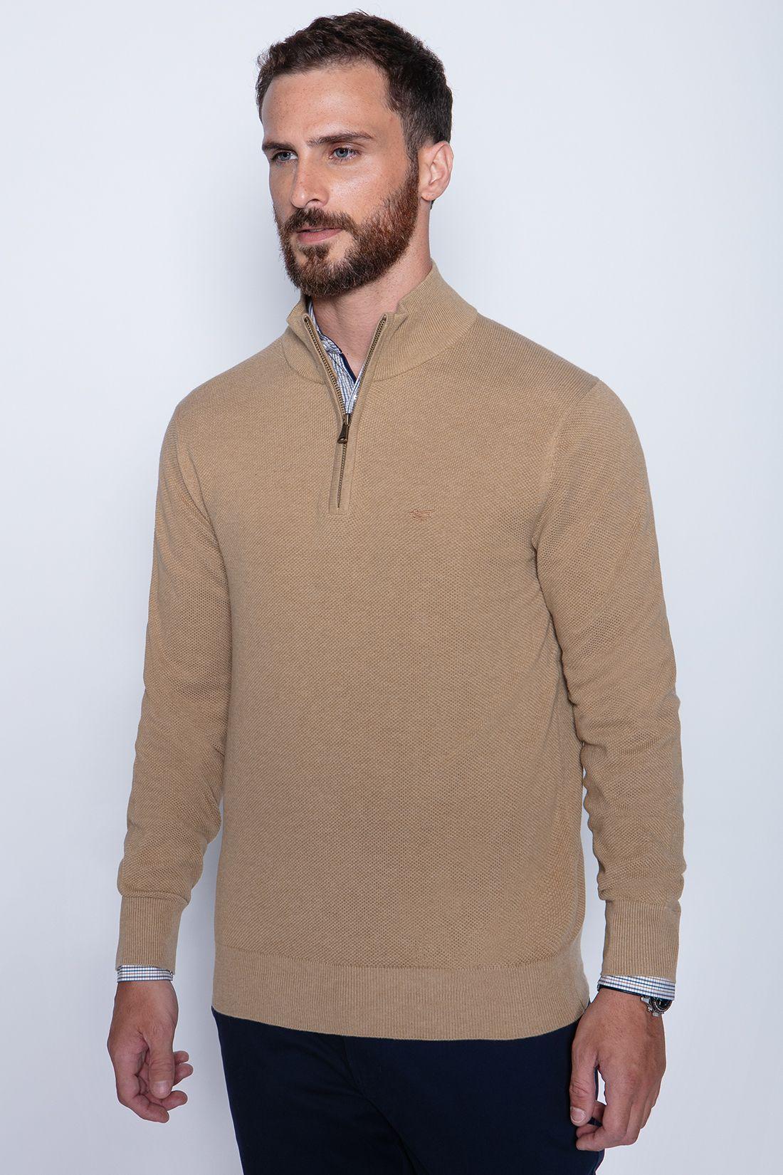 Sweater London Smart Casual L/S Camel-0