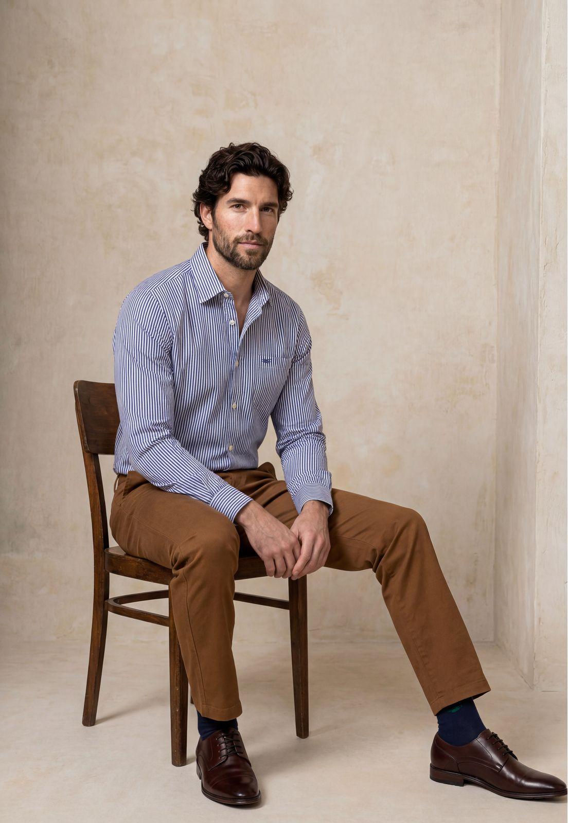 Camisa Dublin Stripes Navy-4
