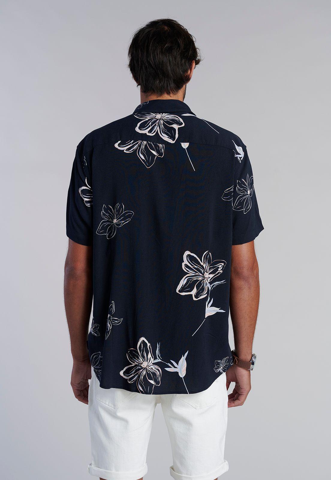 Camisa Estampada Denver Fj Black-3