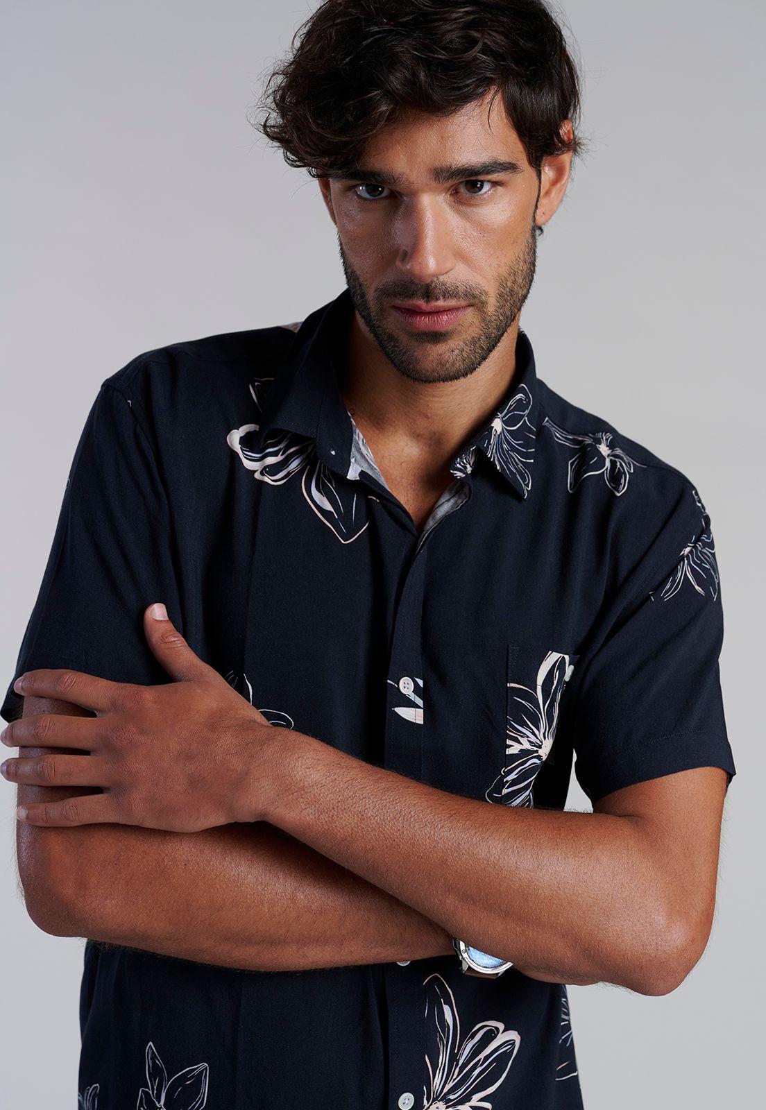Camisa Estampada Denver Fj Black-4