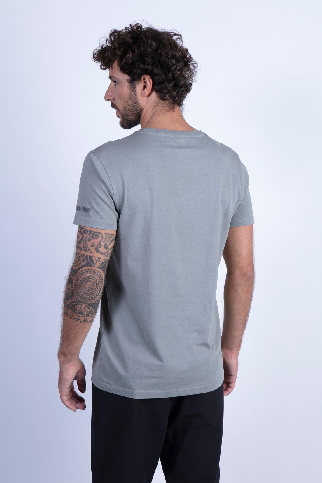 Polera Básica Tres Cruces Grey Melange-2