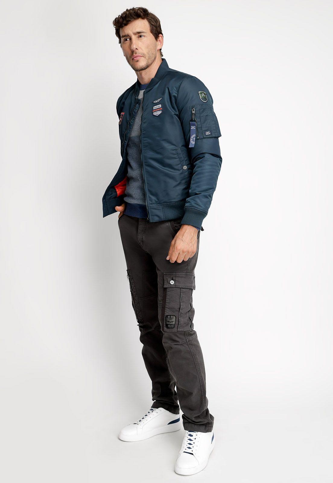 Chaqueta Pilot Fj Navy Fe-3
