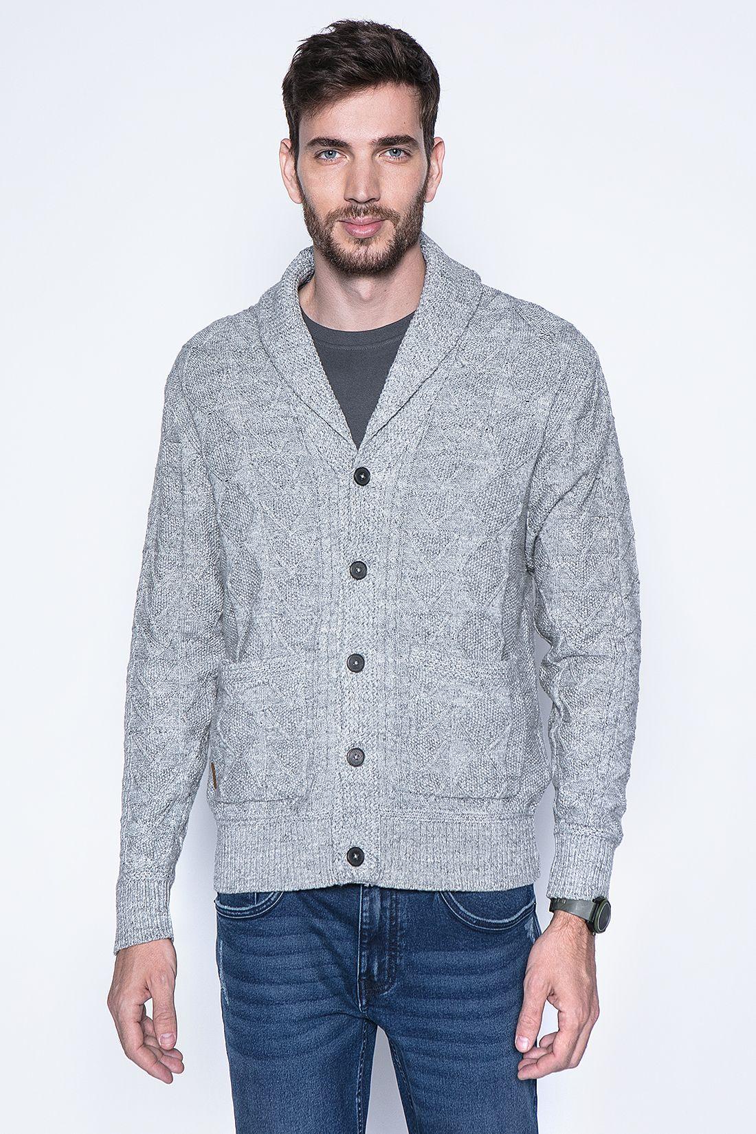 Cardigan Clifton F Lt Grey-0