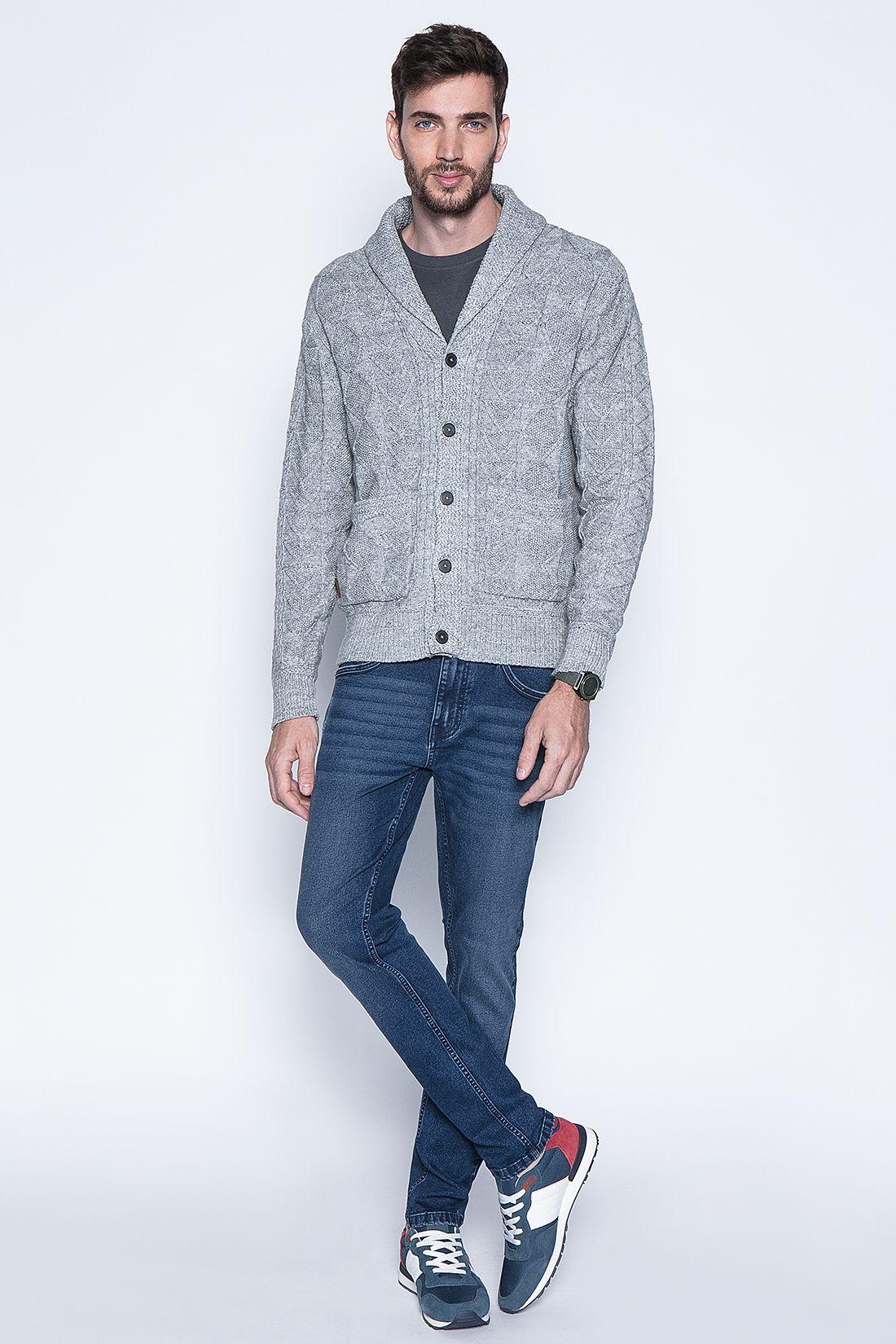 Cardigan Clifton F Lt Grey-3