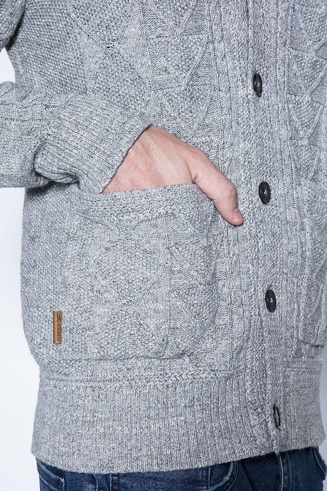 Cardigan Clifton F Lt Grey-4