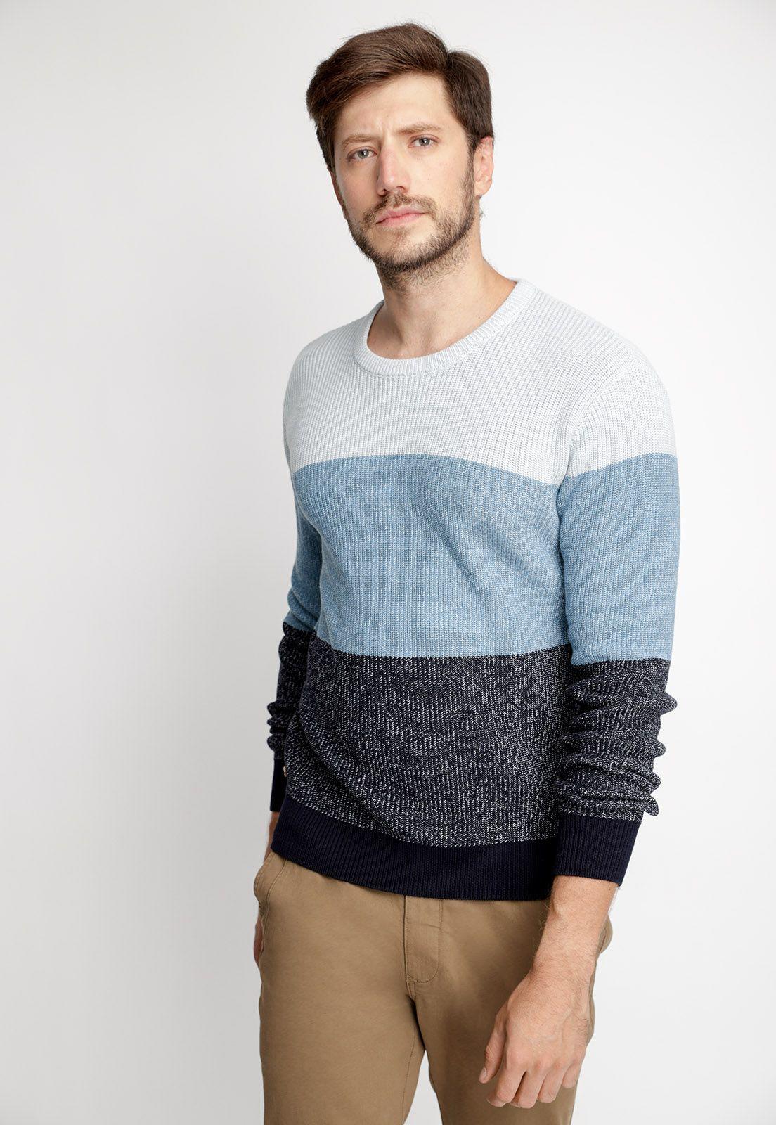 Sweater Pensilvania Blue Melange-0