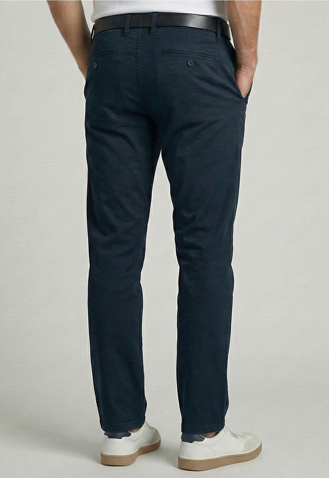 Pantalón Slim Twill L/33 Navy-3