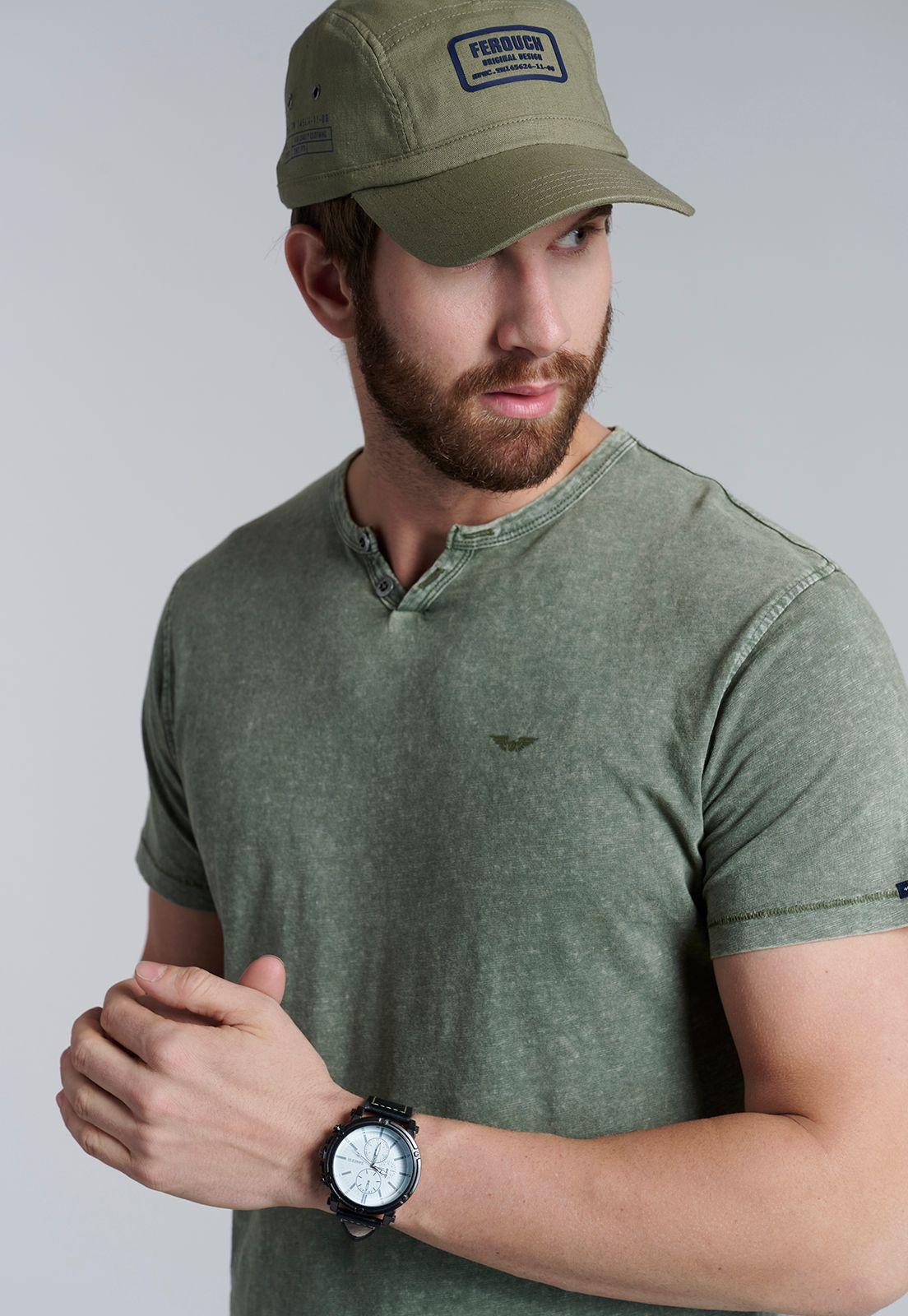 Polera Henley Oregon Military-4