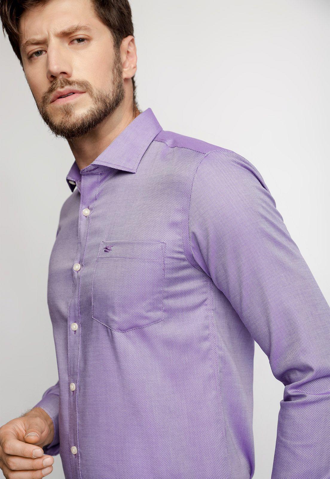 Camisa Smart Casual Silver Violet-2