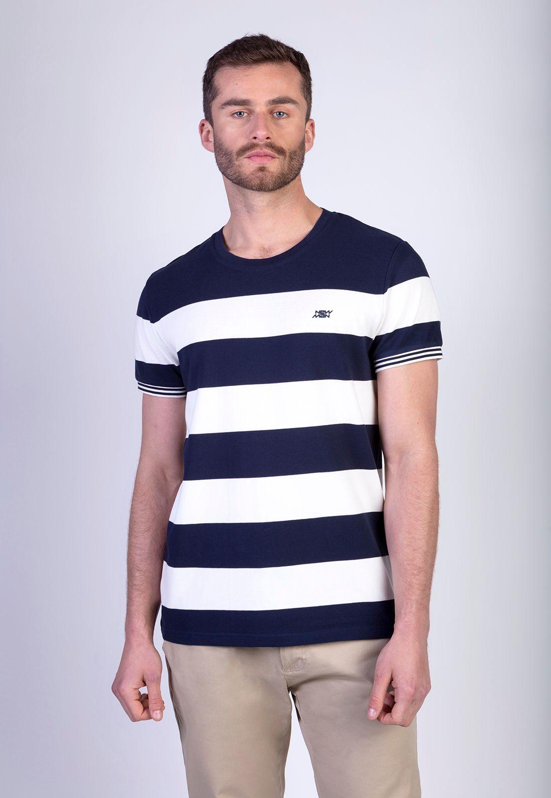 POLERA MIX NAVY-0