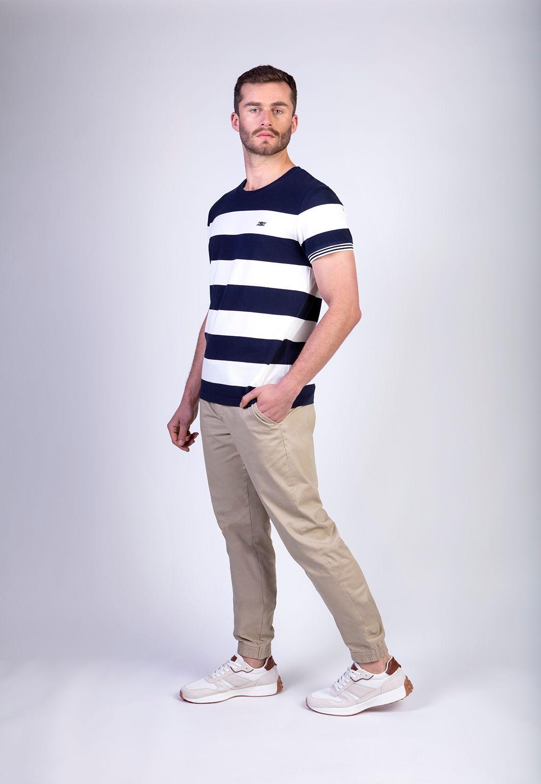 POLERA MIX NAVY-2