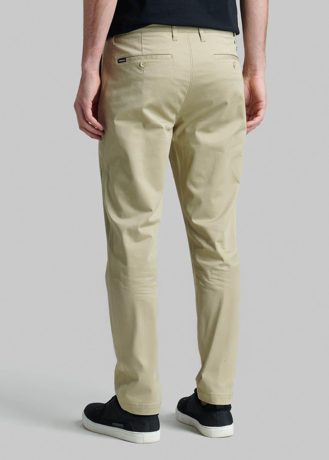Pantalón Business Twill Slim /31 Khaki-3