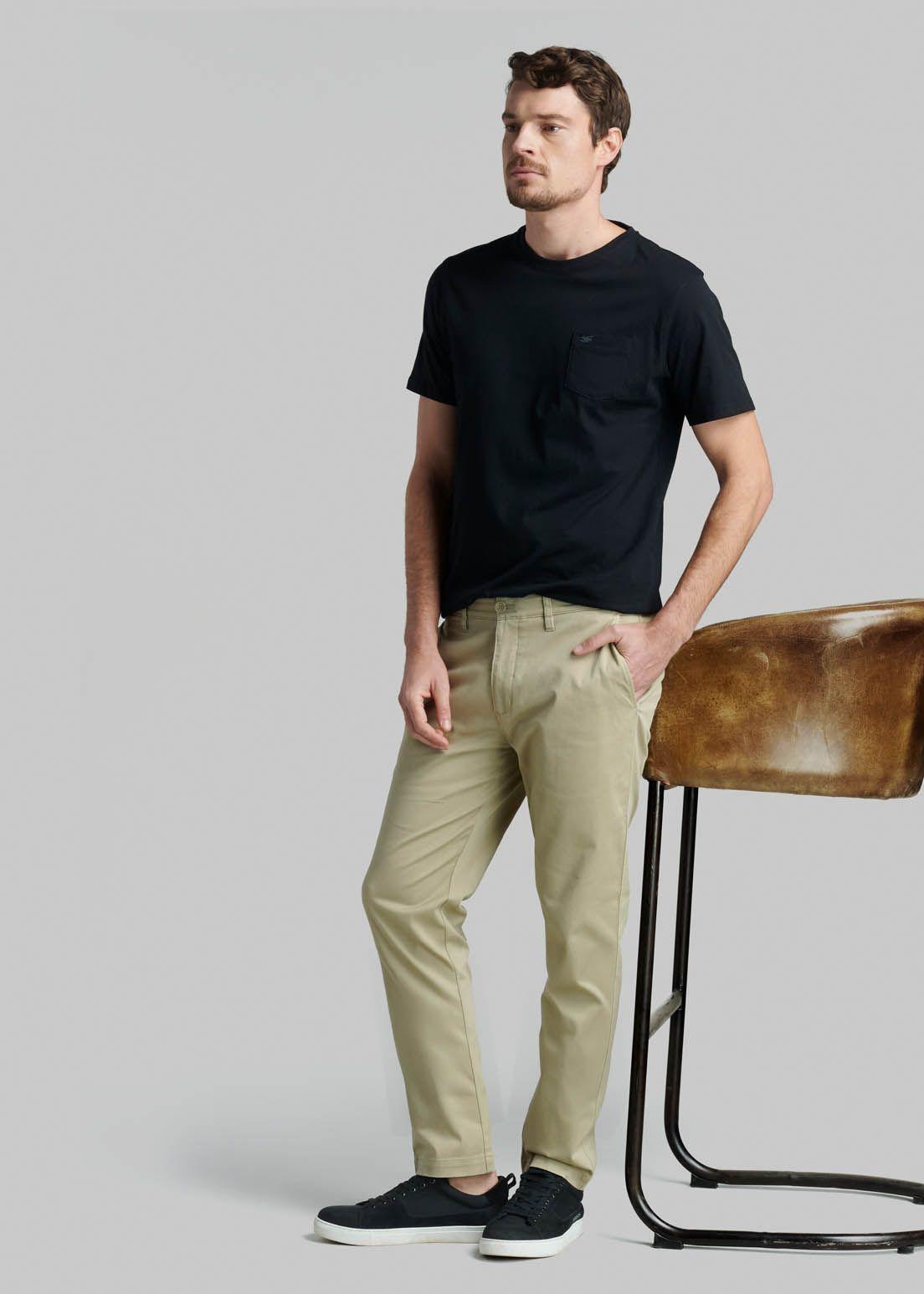 Pantalón Business Twill Slim /31 Khaki-4