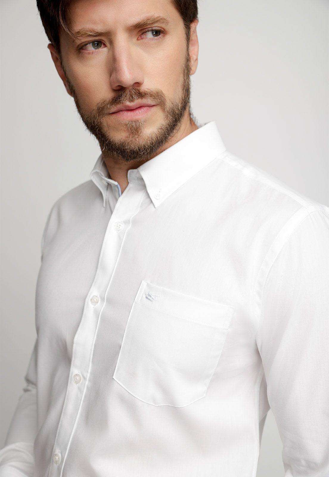 Camisa Oxford F White-2