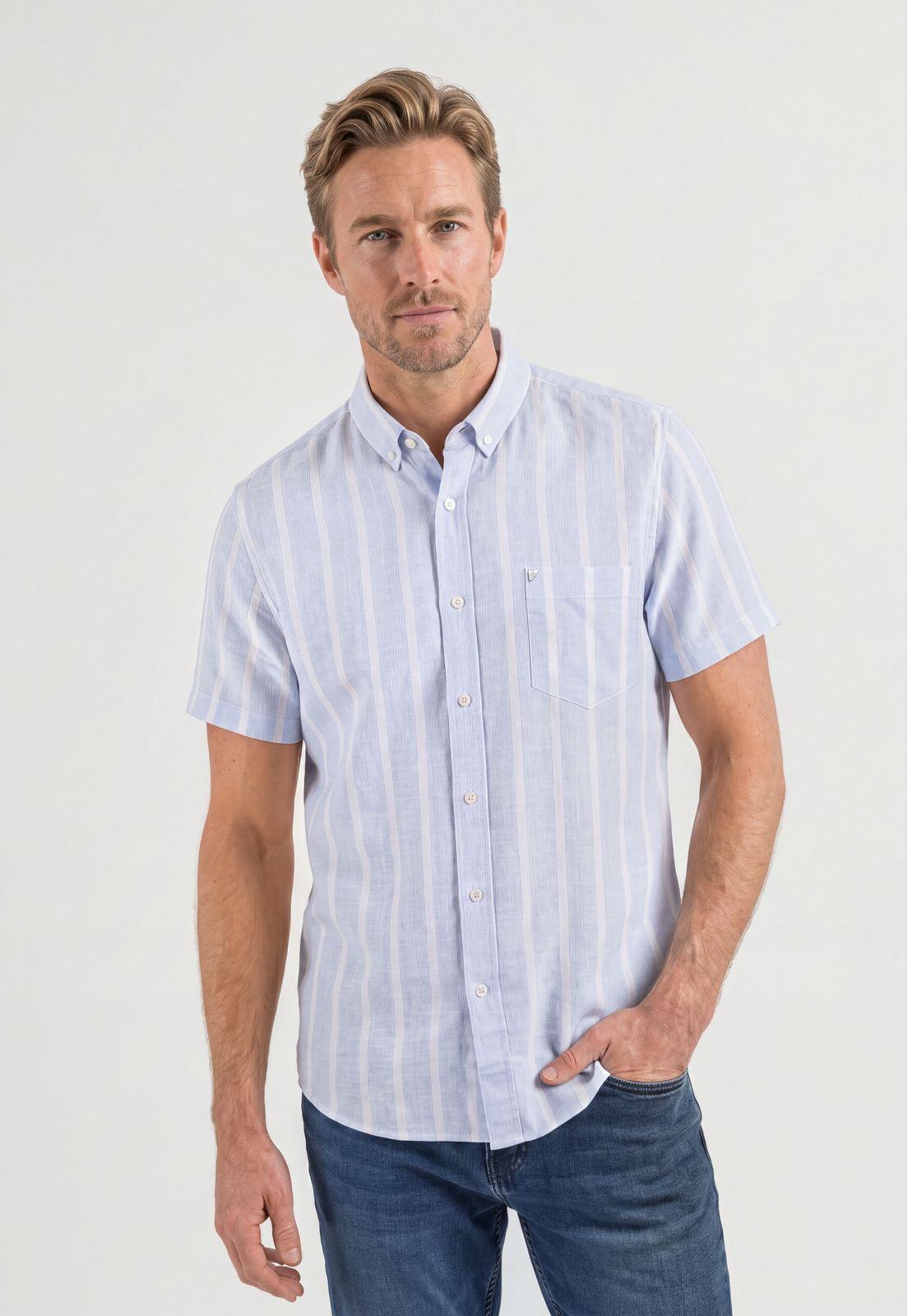Camisa Cannes Sky-0