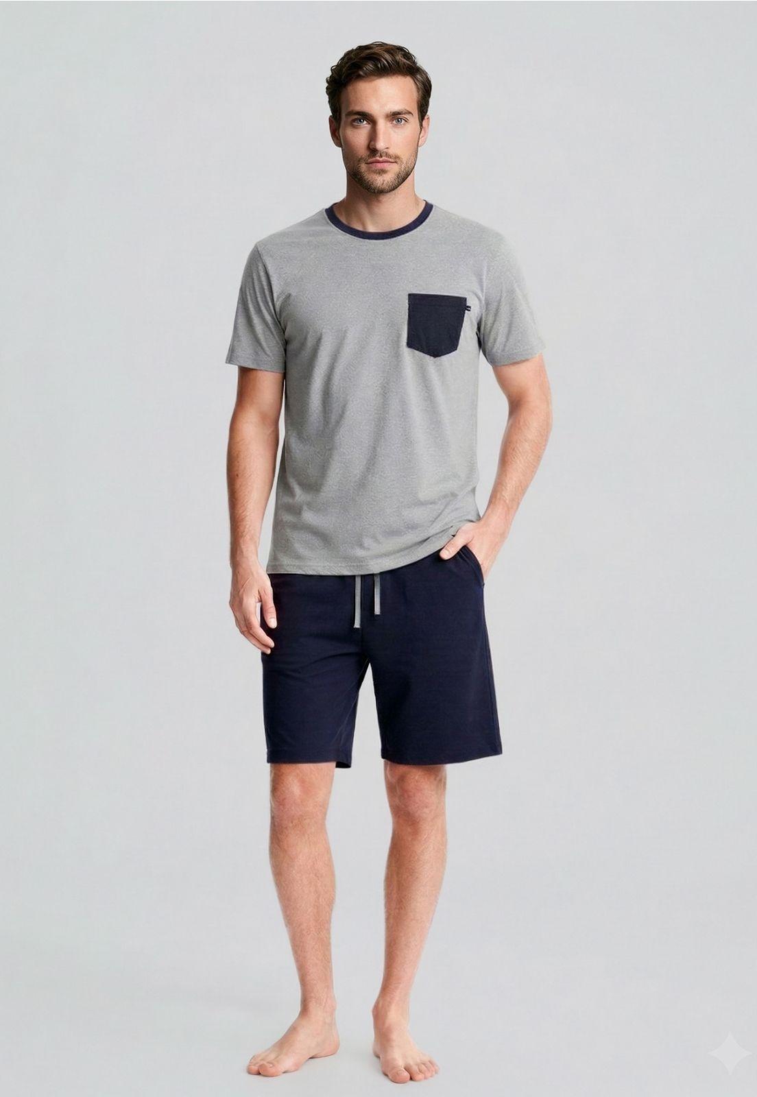 Pijama Austin Dk Grey Melange-1