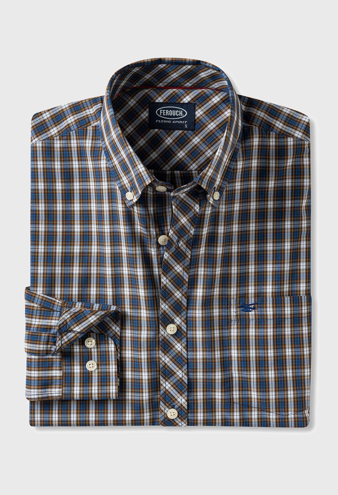 Camisa Checkered Bristol F Camel-4
