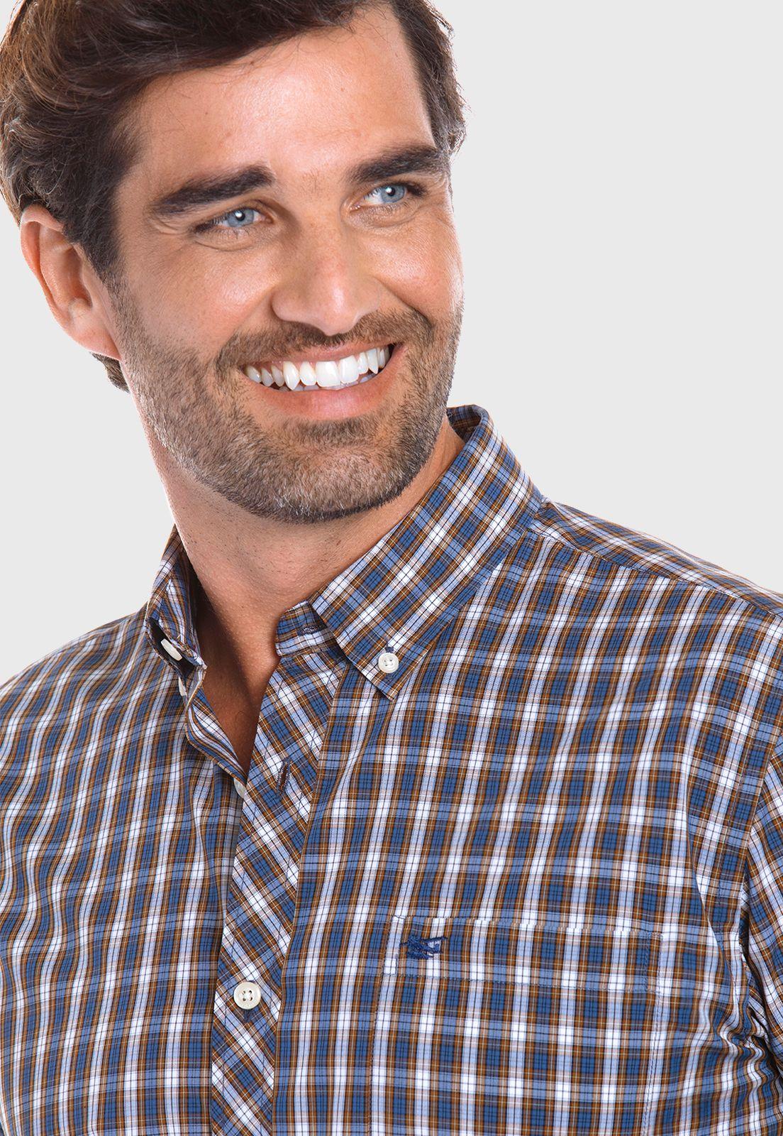 Camisa Checkered Bristol F Camel-3