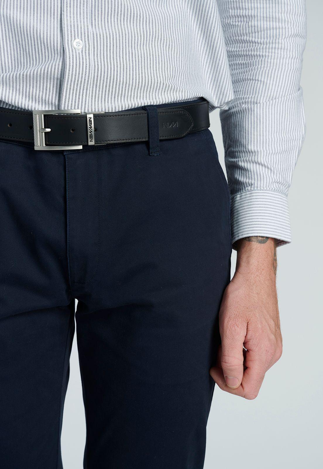 Pantalón Bagneau Slim Navy-2