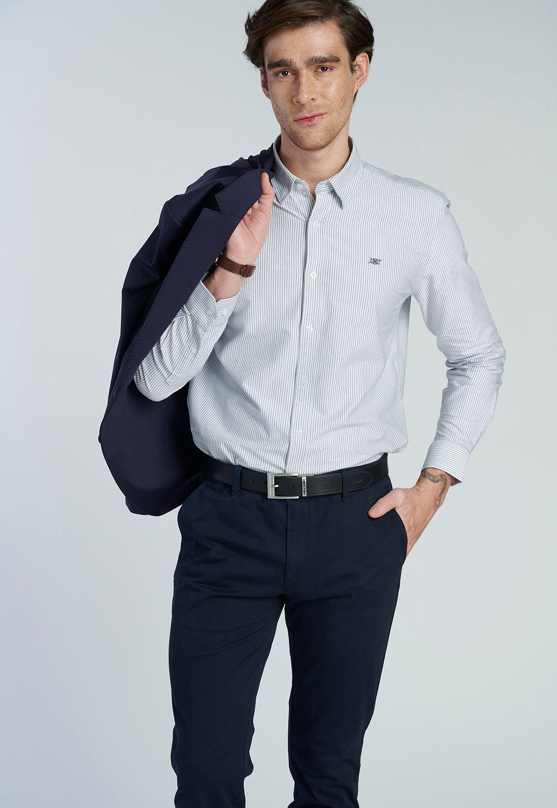 Pantalón Bagneau Slim Navy-4