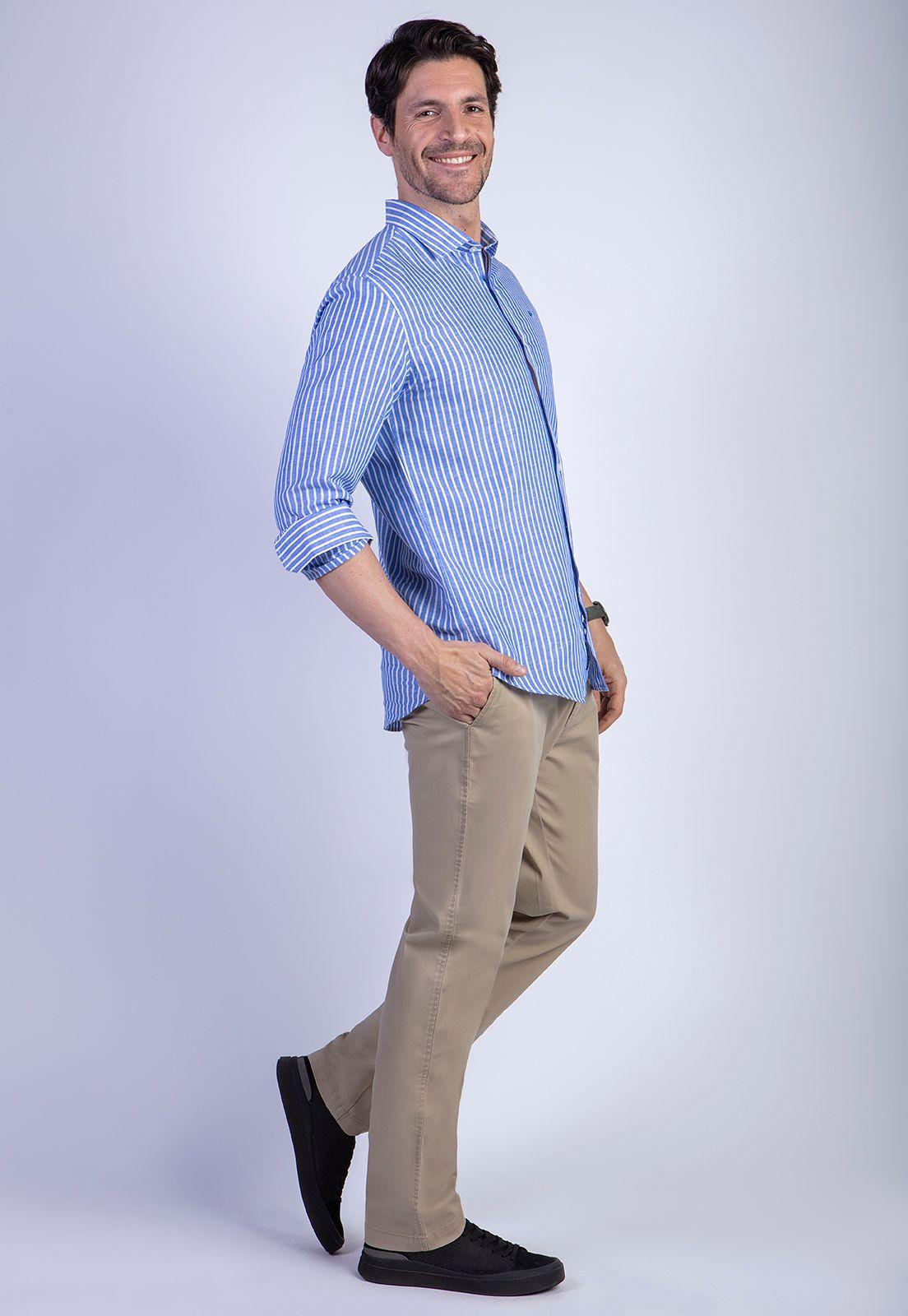 Pantalón Twill Khaki Without Pleats L/33-2
