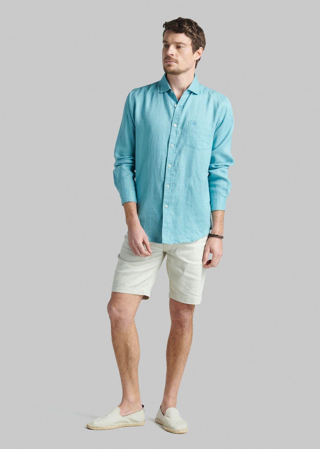 Camisa Lino Green Bay River-1