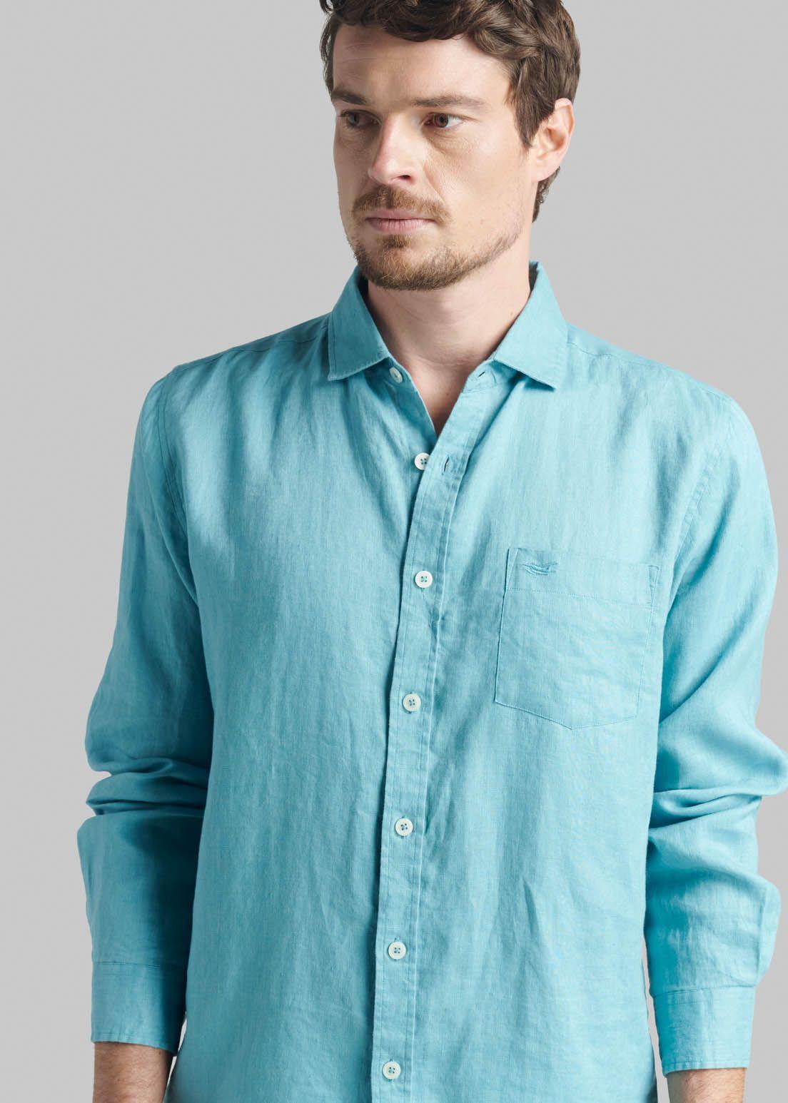 Camisa Lino Green Bay River-2
