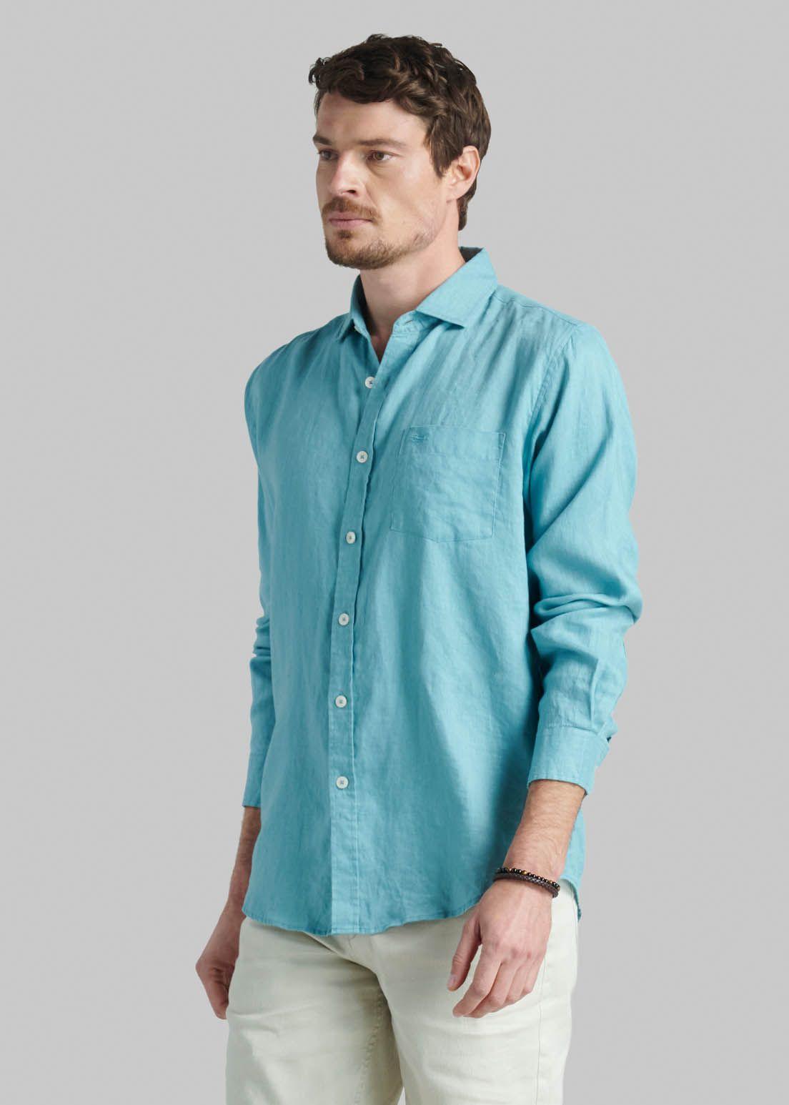 Camisa Lino Green Bay River-4