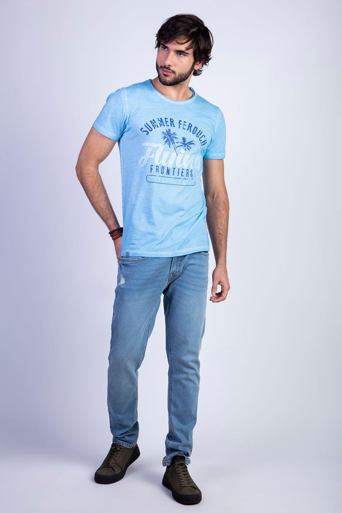 Polera Dirty Wash Seatle Sky-2