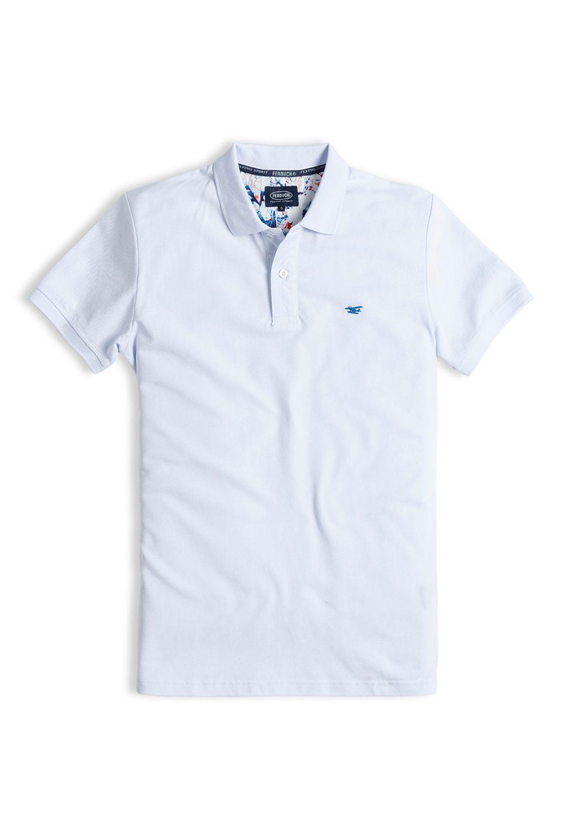 Polera Polo Básica White-4
