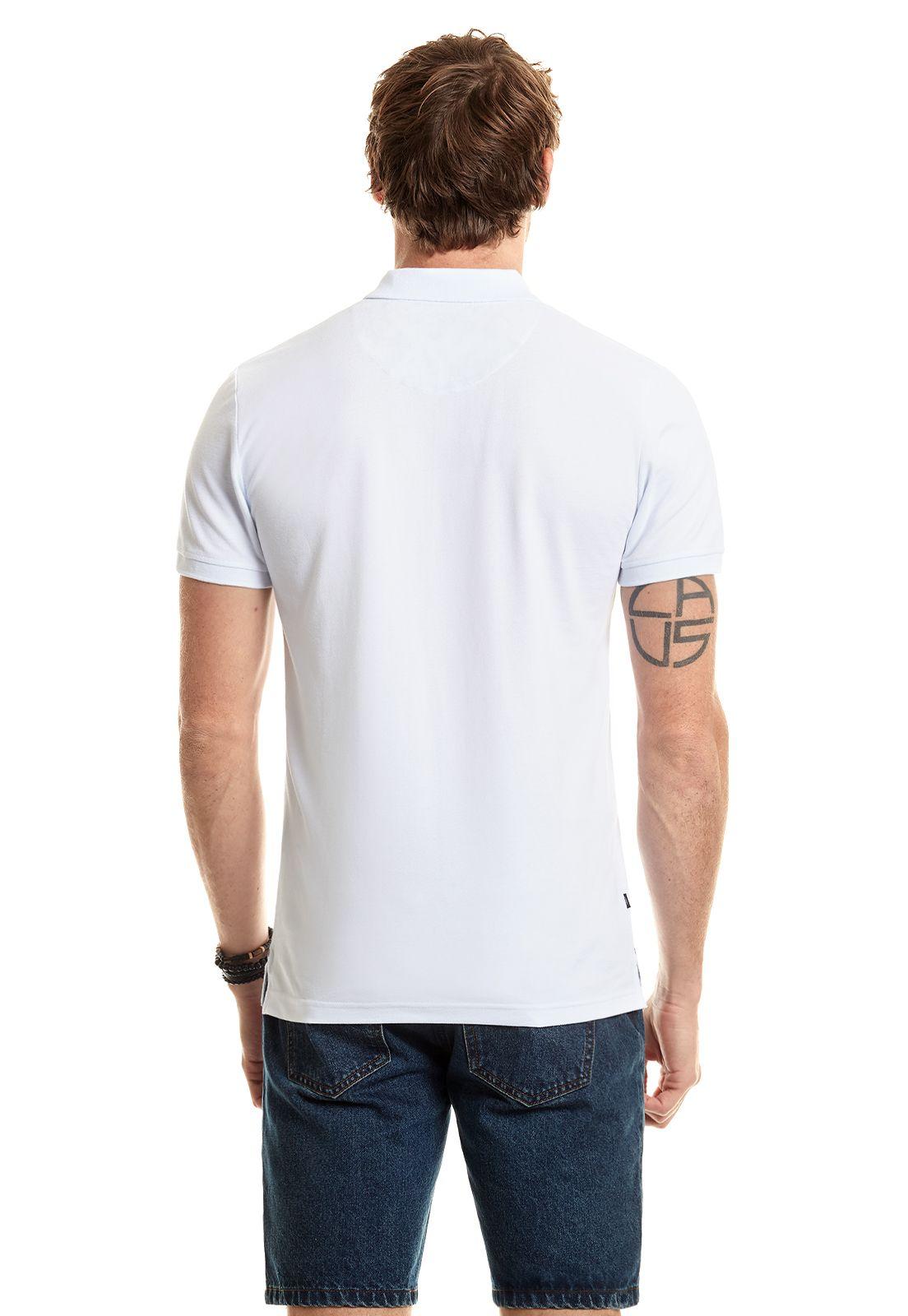 Polera Polo Básica White-2