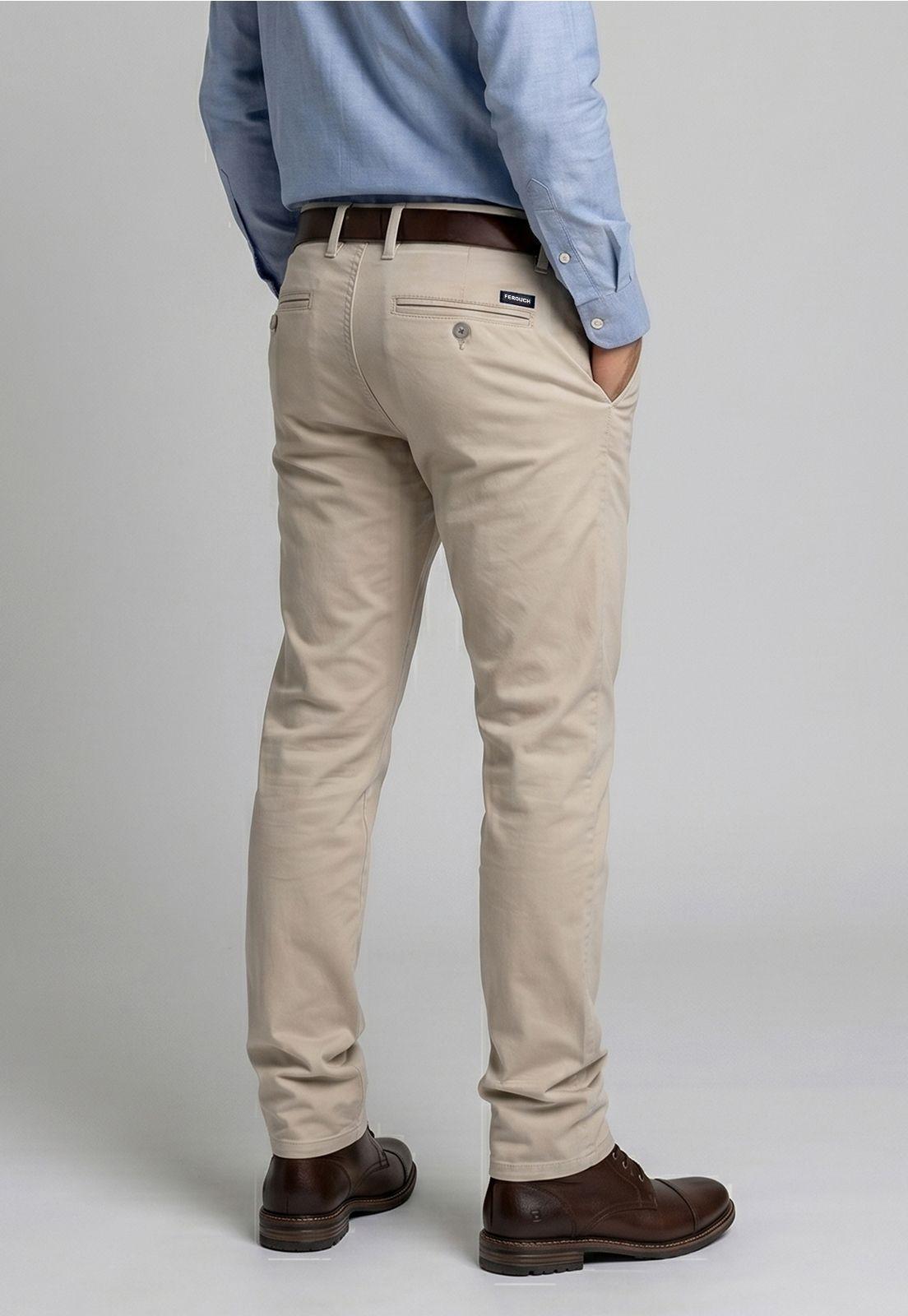 Pantalón Chicago  Slim L/33 Oyster-2
